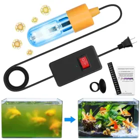 Jahea 726597494199 Aquarium Clean Light 3w Mini Submersible With Uv Test Card Double Tube