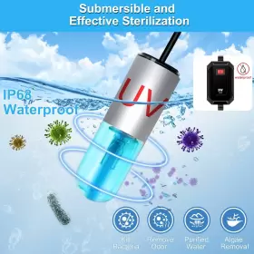 726597494472 JAHEA Aquarium Clean Mini Uv Sanitizer Light #3