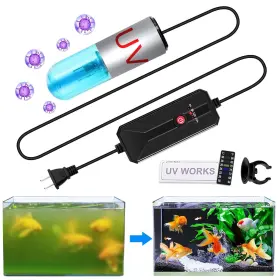 Jahea 726597494694 Aquarium Clean Light 3 W Mini Submersible With Timer Water Cle