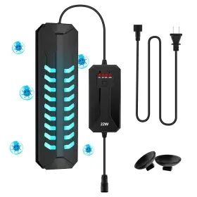 Jahea Zy-315 Aquarium Clean Light 15w&18w&22w Submersible With Timer Double Tube
