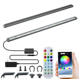 Jenklight Dfsz-28c Smart Aquarium Light With App Timer Dynamic Lighting Landscape For 11-15 Inc Jenklight Dfsz-28c Smart Aquarium Light With App Timer Dynamic Lighting Landscape For 11-15 Inc
