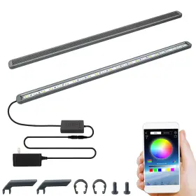 Jenklight Dfsz-38c Smart Aquarium Light With App Timer Dynamic Lighting Landscape For 15-19 Inc