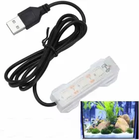 Jinshining 792483544415 Blue Light Small Aquarium Led Multicolor Fish Tank For Freshw