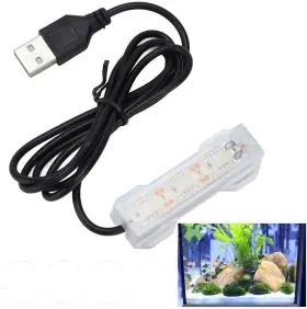 Jjlfresheners 740586922012 Blue Light Small Aquarium Led Multicolor Fish Tank For Freshw Jjlfresheners 740586922012 Blue Light Small Aquarium Led Multicolor Fish Tank For Freshw