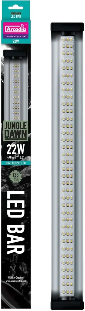 Jungle Dawn 844046001207 22 Watt Led Terrarium Light Bar