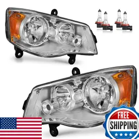 Karsparehub B0d474llgk Headlights Assembly For 2011-2020 Dodge Grand Caravan 2008-2016