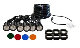 Kasco Led6c11-150 Led Composite 6 Light Decorative Fixture Kit For 2hp - 5hp Fountains
