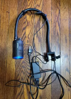 Kessil 1a160tb 1arm A160we Tuna Blue Led Reef Light And Mounting Gooseneck Aquarium Mount