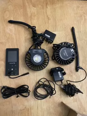 Kessil 2a80tb1lc1scx 2x A80 Tuna Blue Led Lights And Spectral Controller X Link Cable Bundle