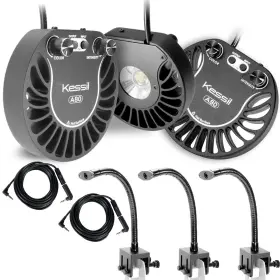 Kessil 3a80ts2lc3mg 3x A80 Tuna Sun Led Lights And Mini Goosenecks 2 Link Cables Bundle Kessil 3a80ts2lc3mg 3x A80 Tuna Sun Led Lights And Mini Goosenecks 2 Link Cables Bundle