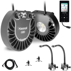 Kessil Kba80tb14 A80 Tuna Blue Led Reef Aquarium Light Double Mega Bundle