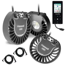 Kessil Kba80tb17 A80 Tuna Blue Led Lights Reef Aquarium Triple Starter Bundle