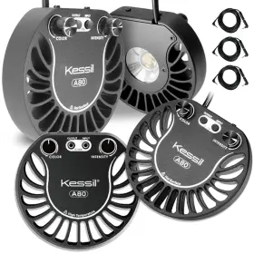 Kessil Kba80tb25 A80 Tuna Blue Led Aquarium Lights Quad Bonus Bundle