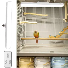 Kfpshlqe H24234 Pet Cage Light With Stepless Dimming And 3 Color Temperatures Magnetic Base