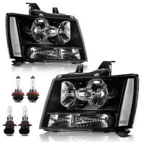 Kuiperauto B0d4l5g1km Headlight Assembly Compatible For 2007-2014 Chevy Tahoe Suburban