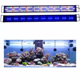 Kzkr 605779011983 Upgraded Aquarium Light Led Full Spectrum 60-72 Inch Hood Lamp For Fresh