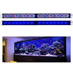 Kzkr 605779011990 Upgraded Aquarium Light Led Full Spectrum 72-84 Inch Hood Lamp For Freshwater