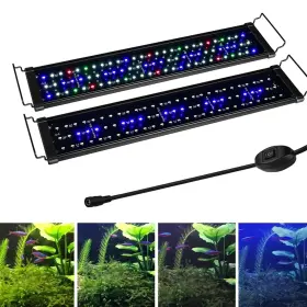 Kzkr 606794725824 Aquarium Light Full Spectrum Fish Tank 24-32 Inch 20 15 Gallon Hoo