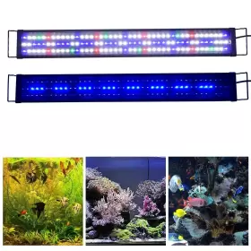 Kzkr 606794725831 Upgraded Aquarium Led Light Full Spectrum 36-48 Inch Hood Lamp For Freshwater