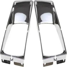Laformo B0cjdmzx5g 2 X Headlight Bezel Chrome Compatible 1987-2003 International 9400 8200