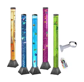 Ldeemoor Bh-bb01 4ft Led Bubble Fish Lamp - Sensory Room Wall-mountable Tank Light With Bracket