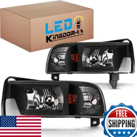 Ledkingdomus B0dndrn191 Headlight Assembly Dot-certified Compatible 1994 1995 1996 1997