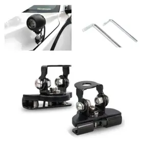 Leediga Lee130 Pack-2 Car Hood Led Light Base Mounting Bracket Wide-angle 2 Pcs Black