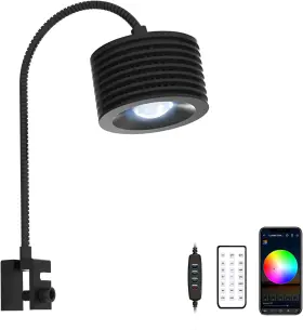 Lominie 313109781733 Full Spectrum Aquarium Light Adjustable Saltwater Freshwater Super Bright Fish