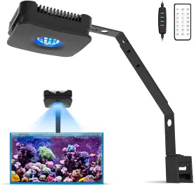 Lominie 705353022302 Led Aquarium Light Full Spectrum Clip-on Tank Adjustable Gooseneck