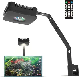 Lominie Freshwater-p30 Led Aquarium Light Full Spectrum Fish Tank Clip On Freshwater Planted