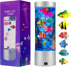 Lsh Factory 313021436438 Bubble Fish Lamp Led Aquarium Sensory Light 15ft Colorful Tube For Bedr