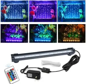 Mall 726084622586 Aquarium Air Bubble Light Rgb Led Fish Tank With 16 Colors 4 Modes Remot