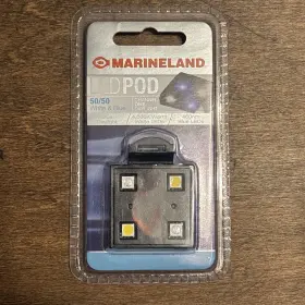 Marineland Aq-78117 Led Pod Aq-78120 For Live Track Light - White And Blue Sealed Package