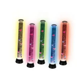 Mcg Innovations Ivml1941bur Fish Bubble Floor Lamp 31.5 Inch Aquarium Night Light- Sensory Tube-