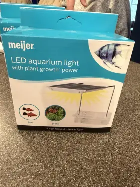 Meijer 5117792 Led Clip-on Aquarium Light Full Spectrum Plant Bulb For All Water Types