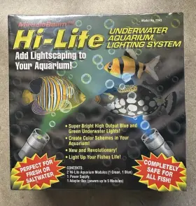 Miracle Beam 2043 Nos Hi-lite Underwater Aquarium Lighting System Model No