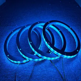 B0BCPSKGPH N-A Changing Car Led Speaker Ring Light Kit
