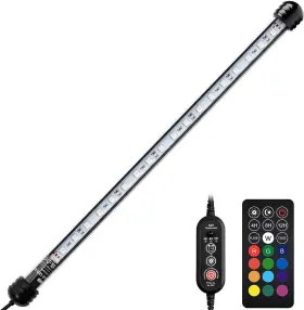 Nicrew 445008860820 Submersible Rgb Aquarium Light Underwater Fish Tank