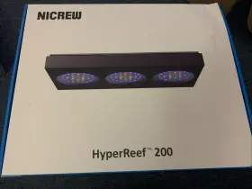 Nicrew 744759878175 Hyperreef 200 Gen 2 Reef Led Light 200w Aquarium Lighting -tested Nicrew 744759878175 Hyperreef 200 Gen 2 Reef Led Light 200w Aquarium Lighting -tested