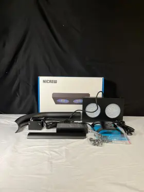 Nicrew 86052 Black Hyperreef 150 Gen 2 Fish Tank Reef Aquarium Led Lighting