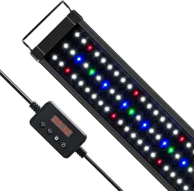 Nicrew N10374 Classicled Plus Led Aquarium Light With Timer 27 Watts For 36 To 48 Inc