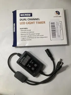 Nicrew N15120 120w Dual Channel Led Light Timer For Aquariums Fish Tanks Model