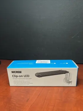 Nicrew N20531 Marine Clip On Led Aquarium Light Fish Tank Programmable Lcd Controller