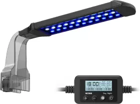 Nicrew N20533 Marine Clip On Aquarium Light Saltwater Fish Tank For Coral Reef T