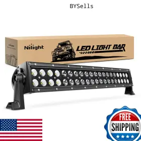 Nilight B019q0weps 22 Inch 120w Led Light Bar Flood Spot Combo Driving Fog Lights Suv Atv Truck