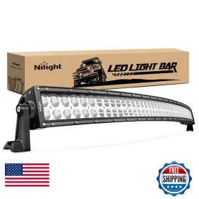 Nilight B019svjx40 Led Light Bar 42inch 240w Curved Work Spot Flood Combo