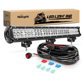 B01EMX5ZZK NILIGHT Led Light Bar Spot Flood Road