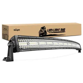 Nilight B06xk5y7d3 42 Inch Curved Triple Row Led Light Bar 11240lm Spot Flood Off-road 320 Chip