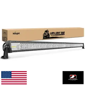 Nilight B0762n81pn 52 Inch 783w Triple Row Led Light Bar Flood Spot Combo Off Road Truck Boat