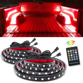 Nilight B08n429skj Tl-31 60 Inch Rgb Truck Bed Light Strip Kit 180 Led With Rf Remote Control